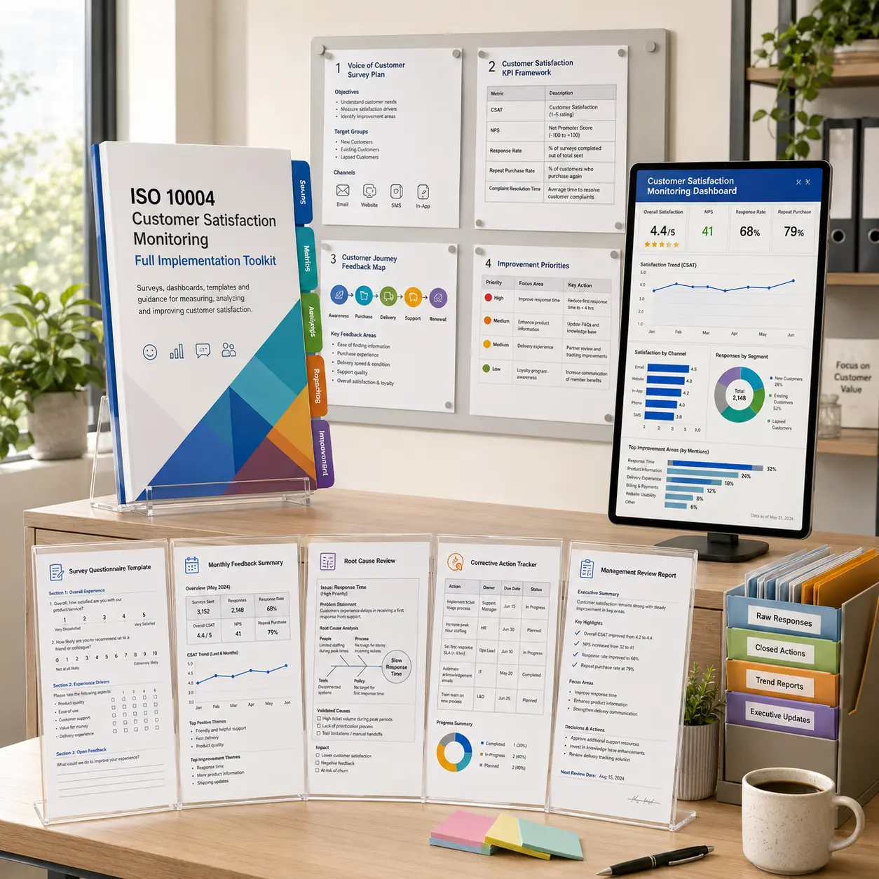 ISO 10004 Customer Satisfaction Monitoring Full Implementation Toolkit