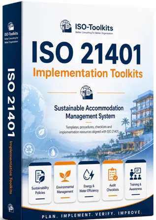 ISO 21401 Sustainability Management for Accommodation Implementation Toolkits Cover