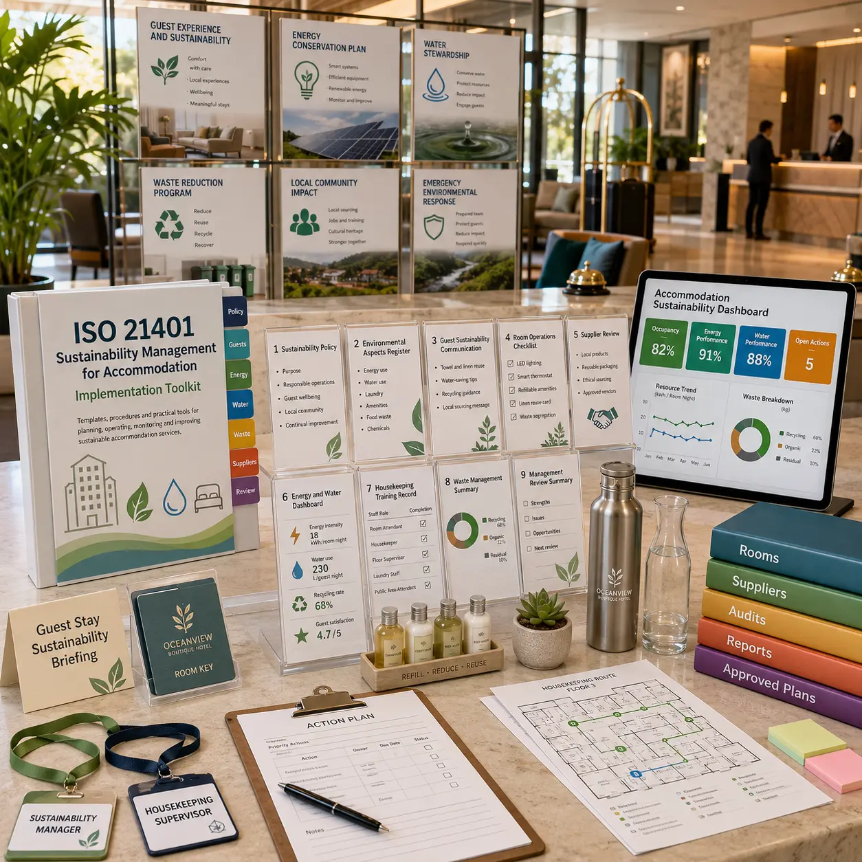 ISO 21401 Sustainability Management for Accommodation Implementation Toolkits