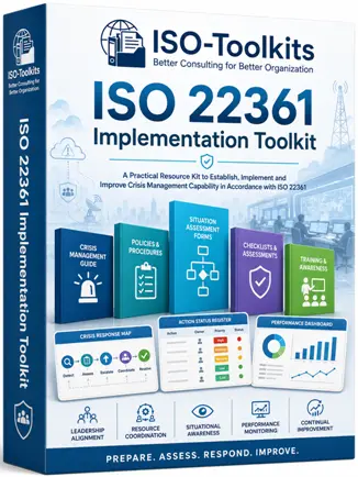 ISO 22361 Crisis Management Implementation Toolkit Cover