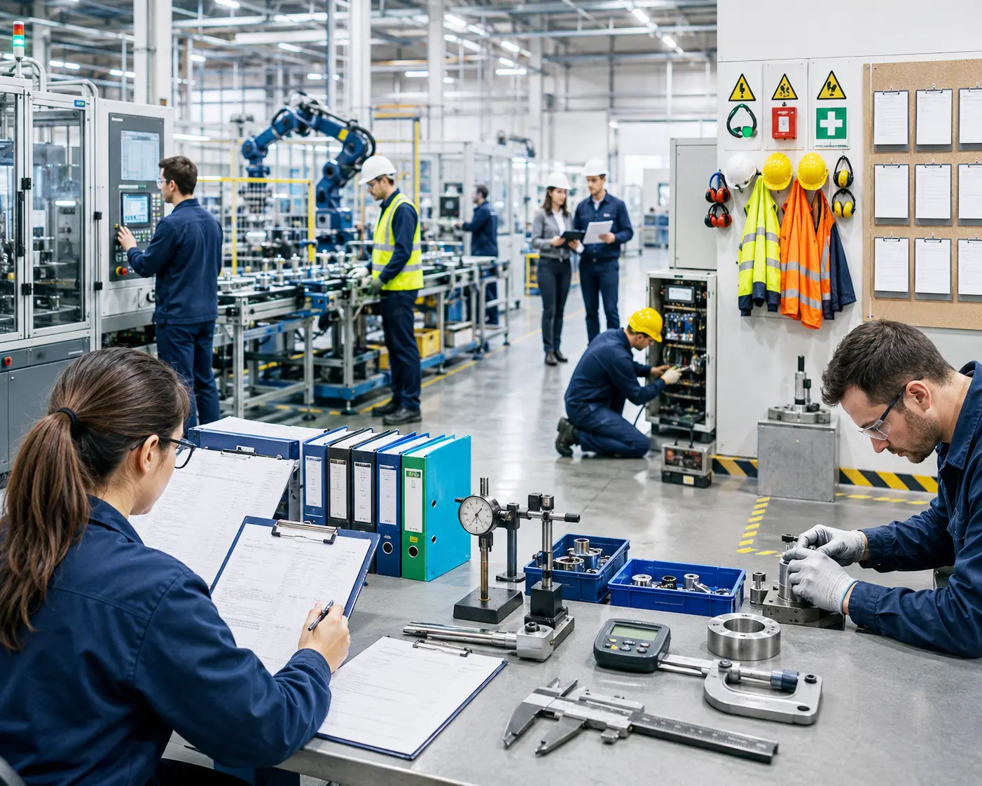 Manufacturing operational complexity with ISO documentation quality safety measurement maintenance and audit controls
