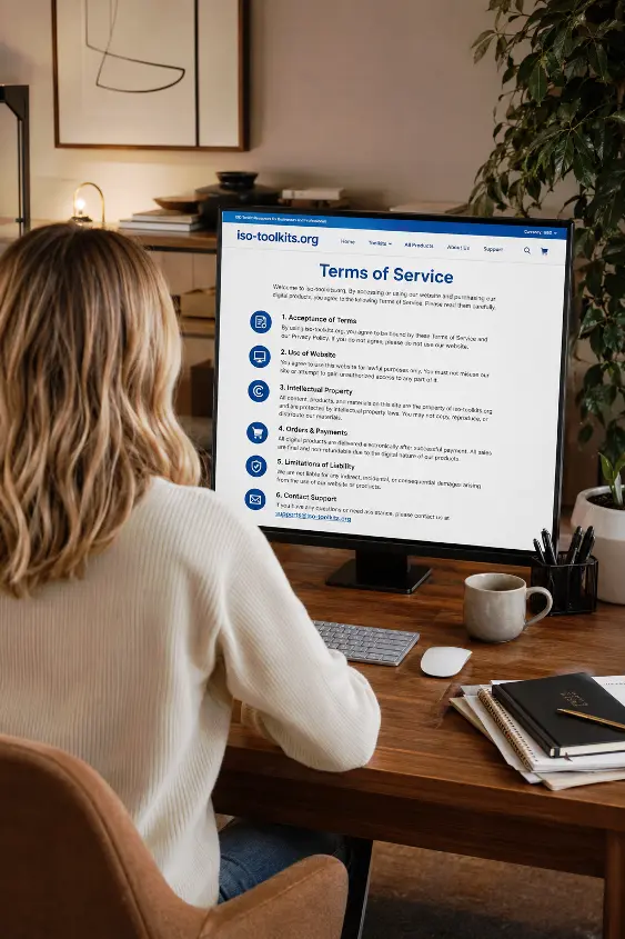 Terms of Service for ISO Toolkits